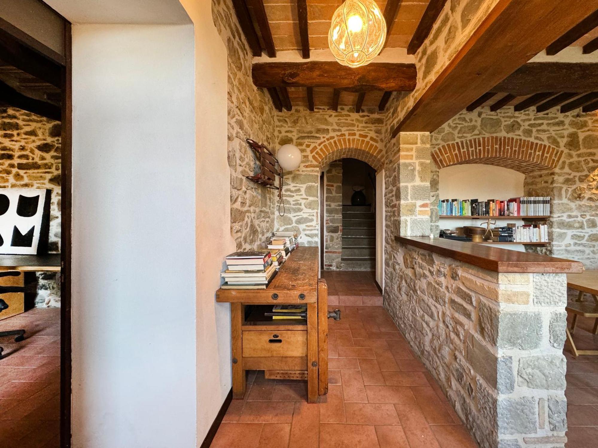 Bio Agriturismo Il Vigno Caprese Michelangelo Eksteriør bilde